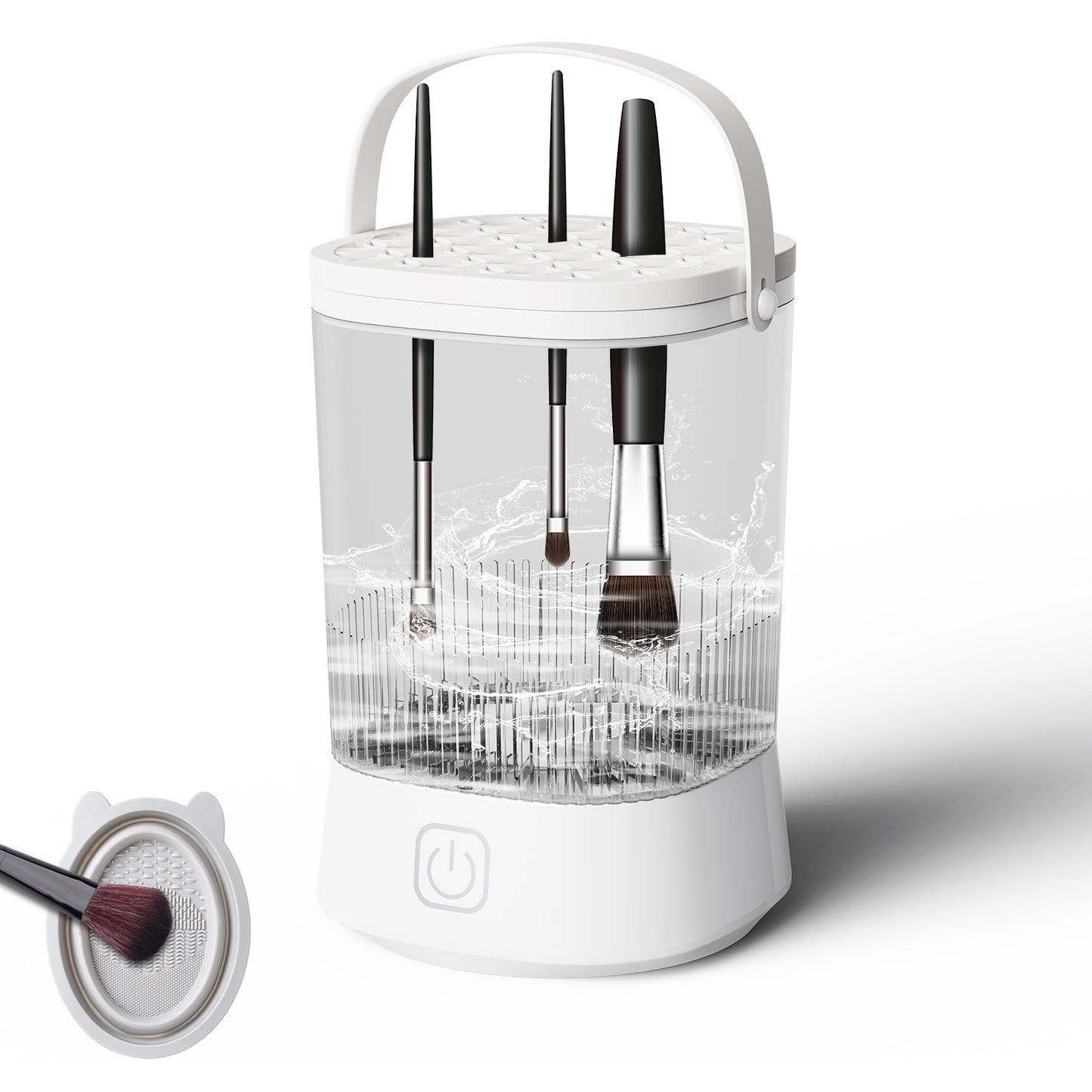 Electric Makeup Brush Cleaner - 9000 RPM Makeup Brush Cleaning Machine, Cleaner For Makeup Sponges And Brushes