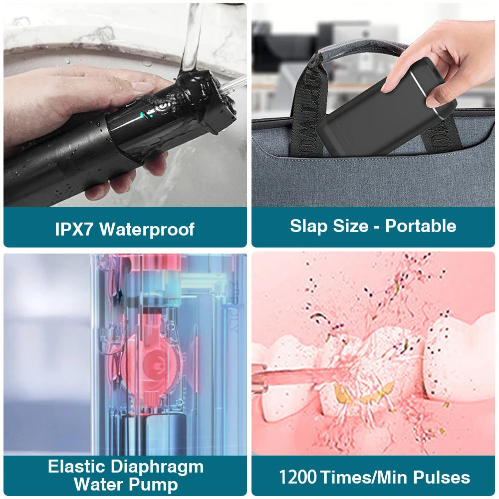 Smart Teeth Cleaning Machine Portable The Third Gear Mute Electric Water Pick