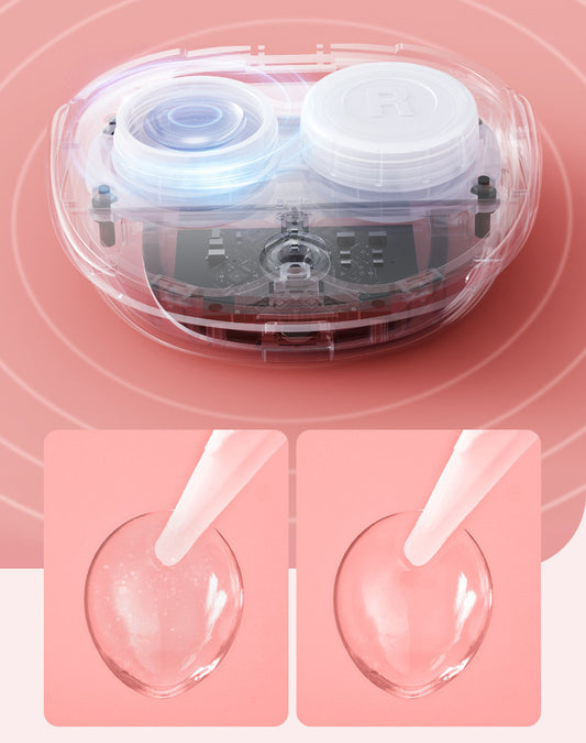 Contact Lens Storage Box Portable Automatic Cleaning Machine Ultrasonic Cleaning Machine