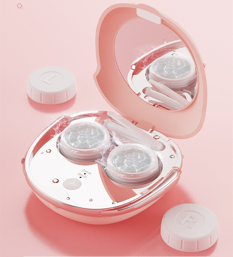 Contact Lens Storage Box Portable Automatic Cleaning Machine Ultrasonic Cleaning Machine